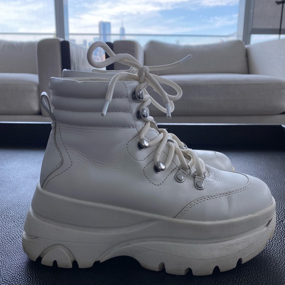 steve madden platform combat boots